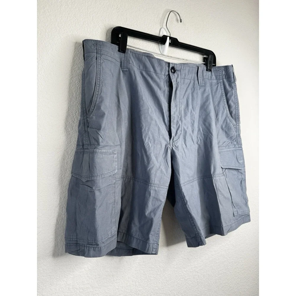 Polo Ralph Lauren Utility‎ Canvas Cargo Shorts Mens 40 Drill Blue Classic Fit